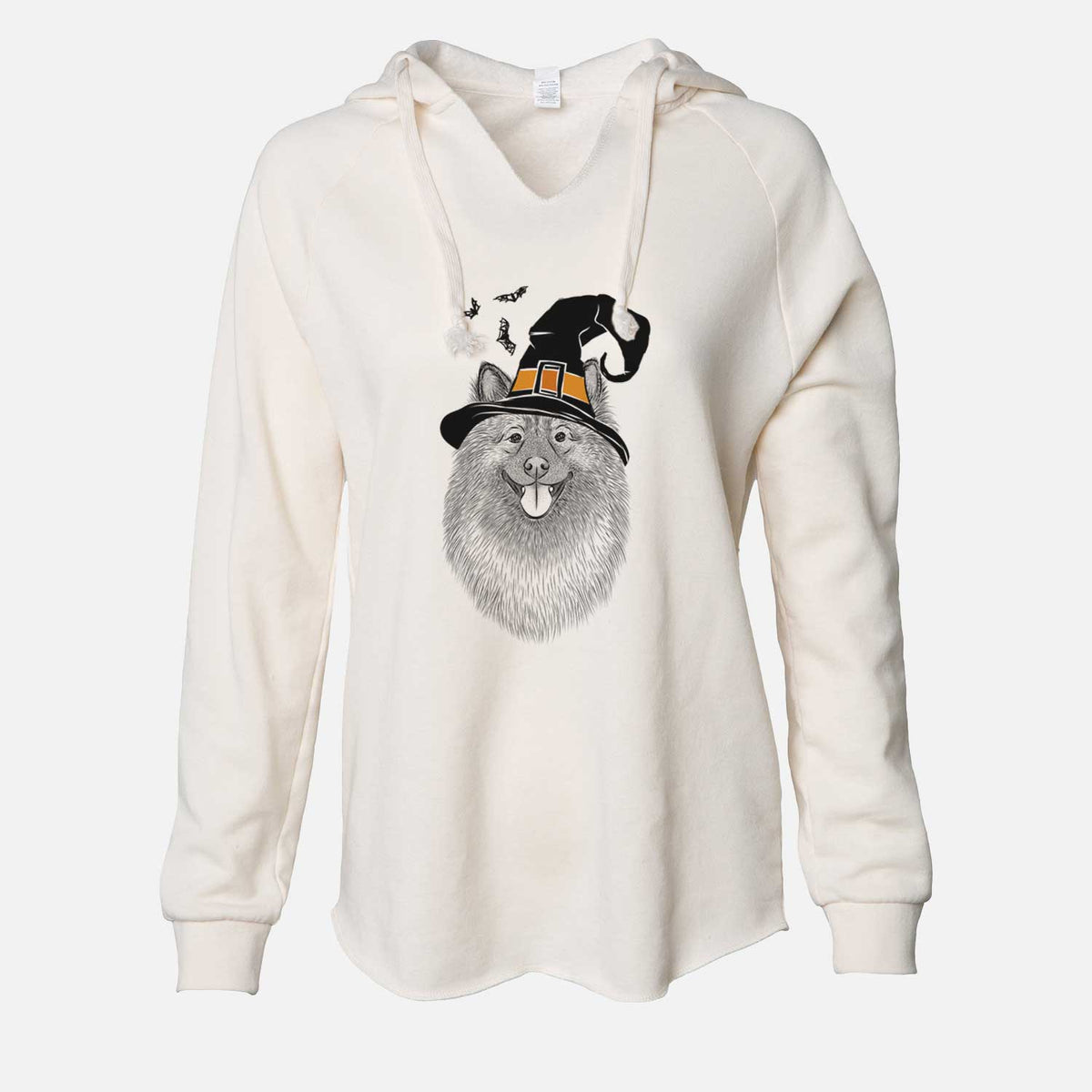 Witch Kai the Keeshond - Cali Wave Hooded Sweatshirt