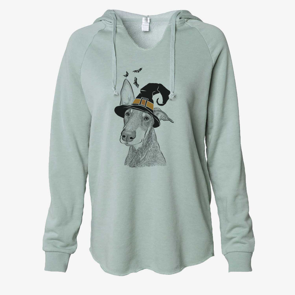 Witch Kain the Doberman Pinscher - Cali Wave Hooded Sweatshirt