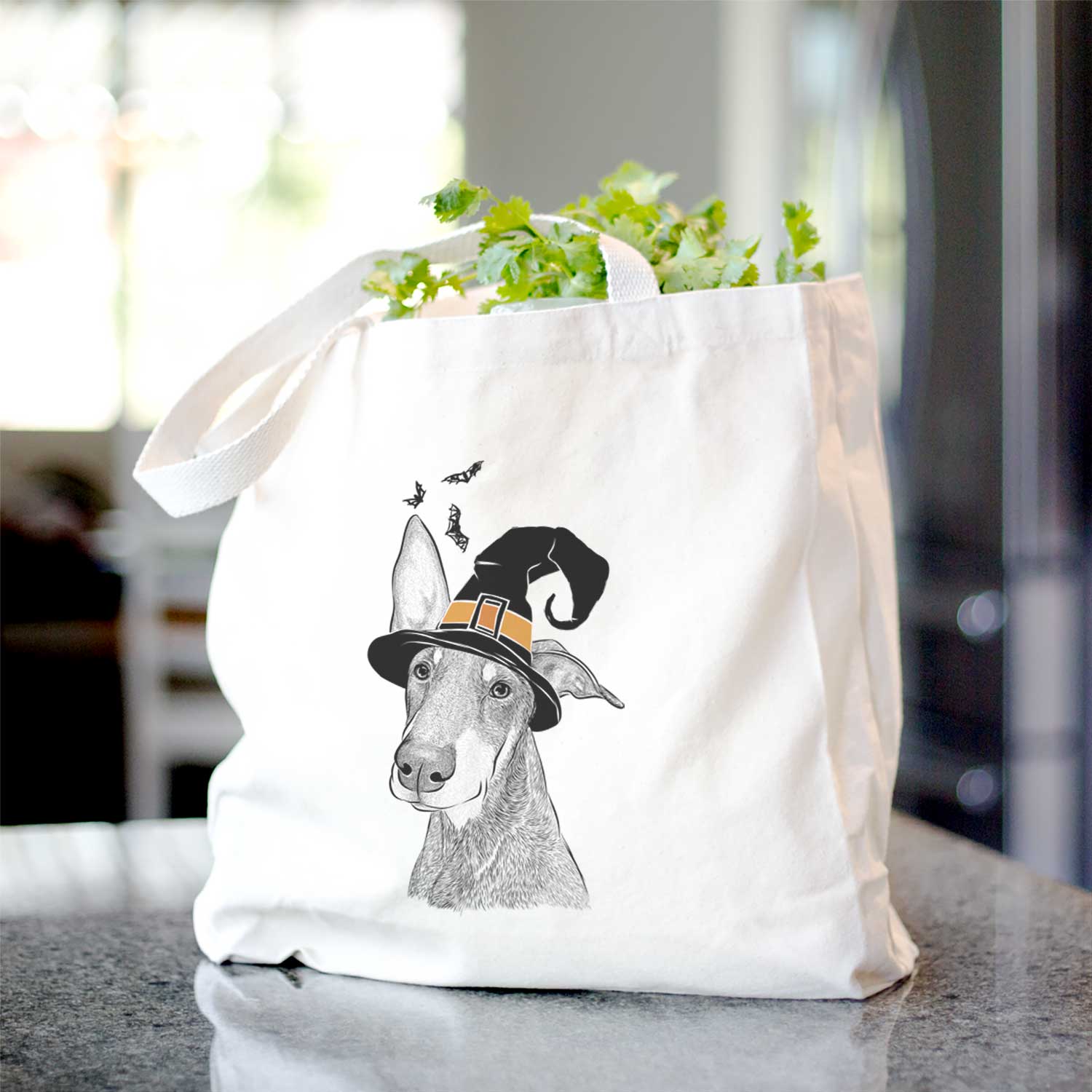 Kain the Doberman Pinscher - Tote Bag