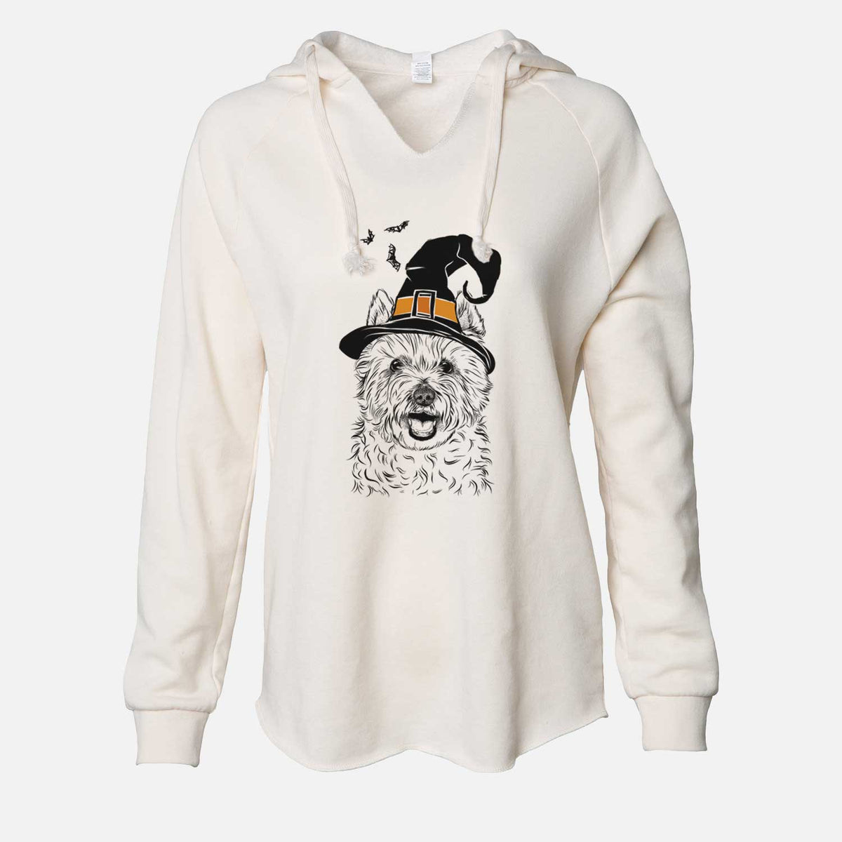 Witch Kami the West Highland Terrier - Cali Wave Hooded Sweatshirt