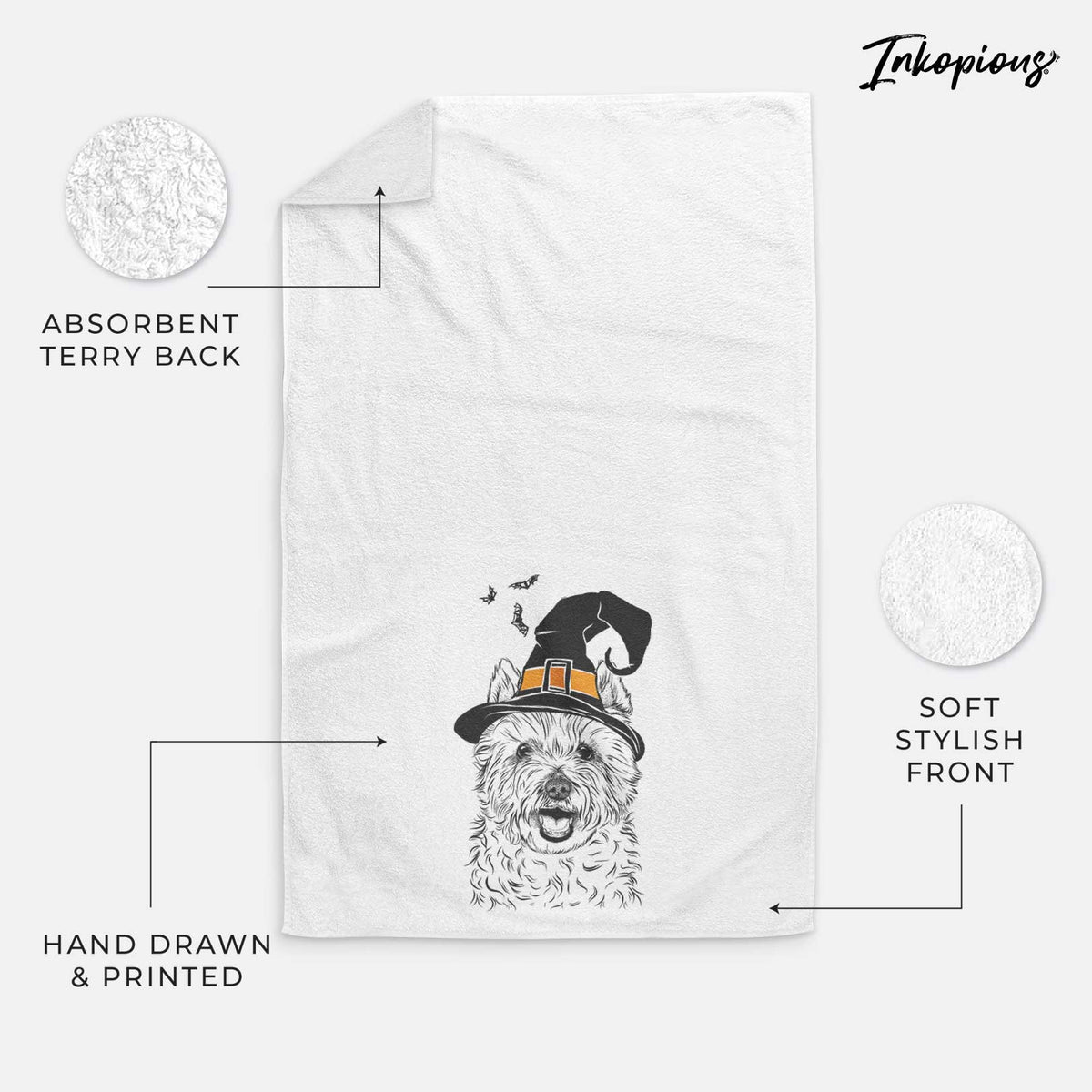 Kami the West Highland Terrier Decorative Hand Towel