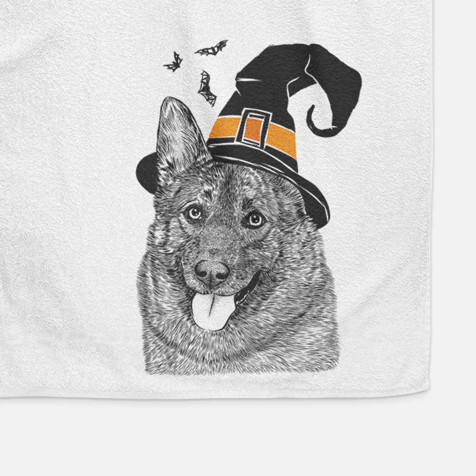 Kasia the Norwegian Elkhound Decorative Hand Towel