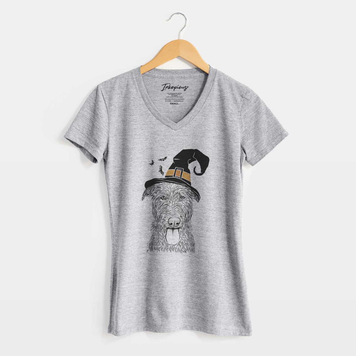 Witch Keeva the Irish Wolfhound - Women's V-neck Shirt