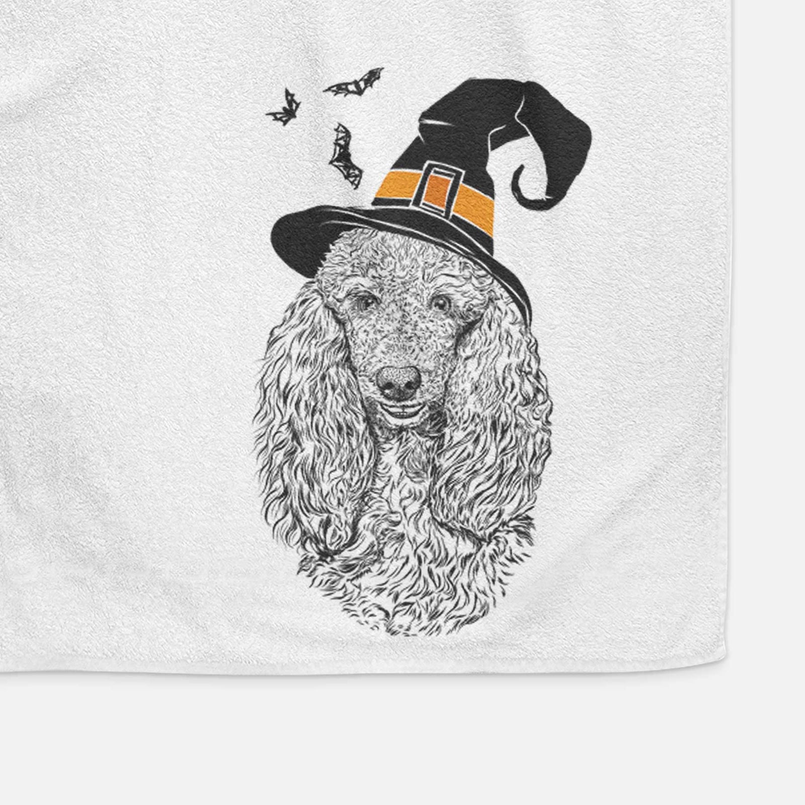 Kenna the Standard Poodle Decorative Hand Towel