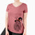 Witch Kenna the Standard Poodle - Women's V-neck Shirt