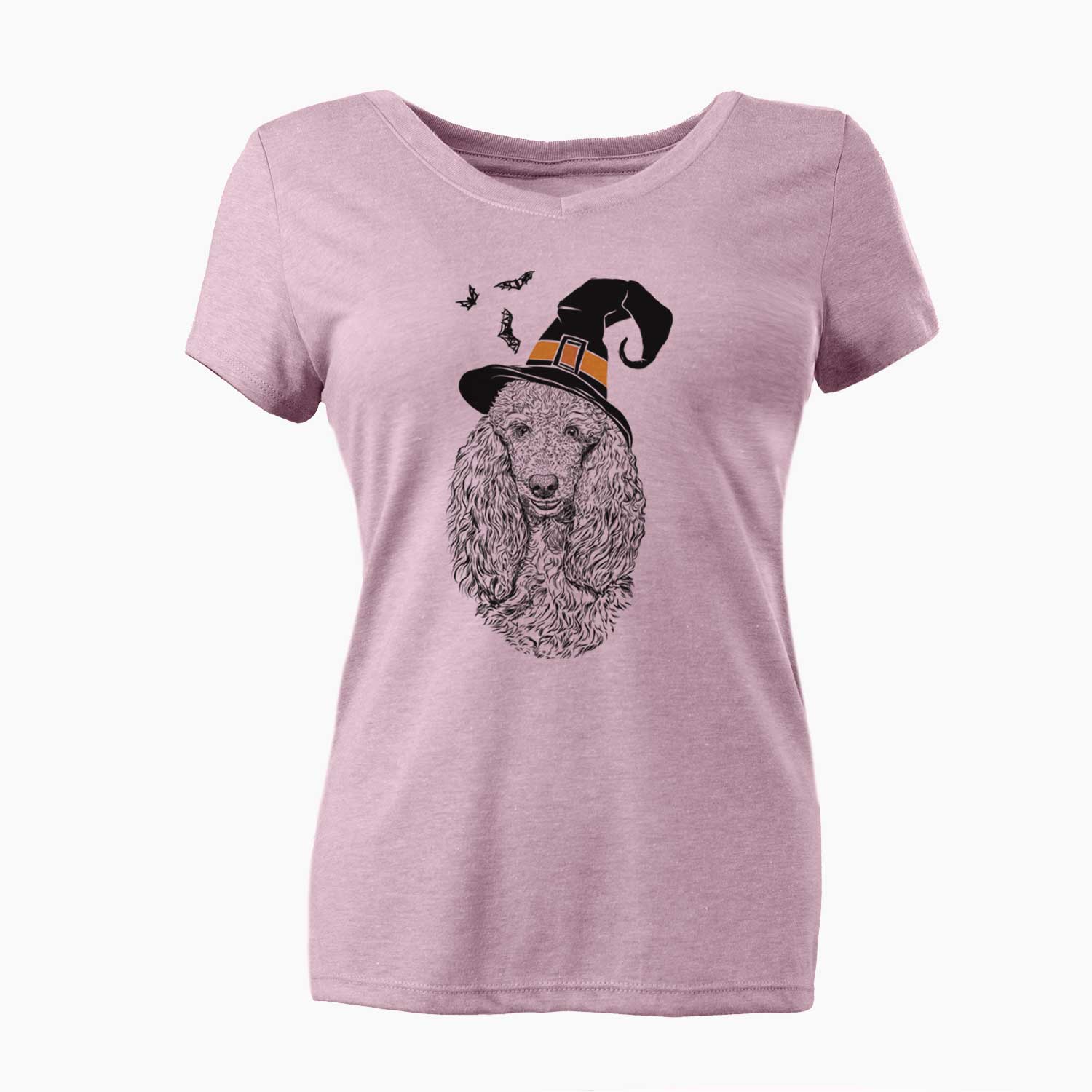 Witch Kenna the Standard Poodle - Women's V-neck Shirt