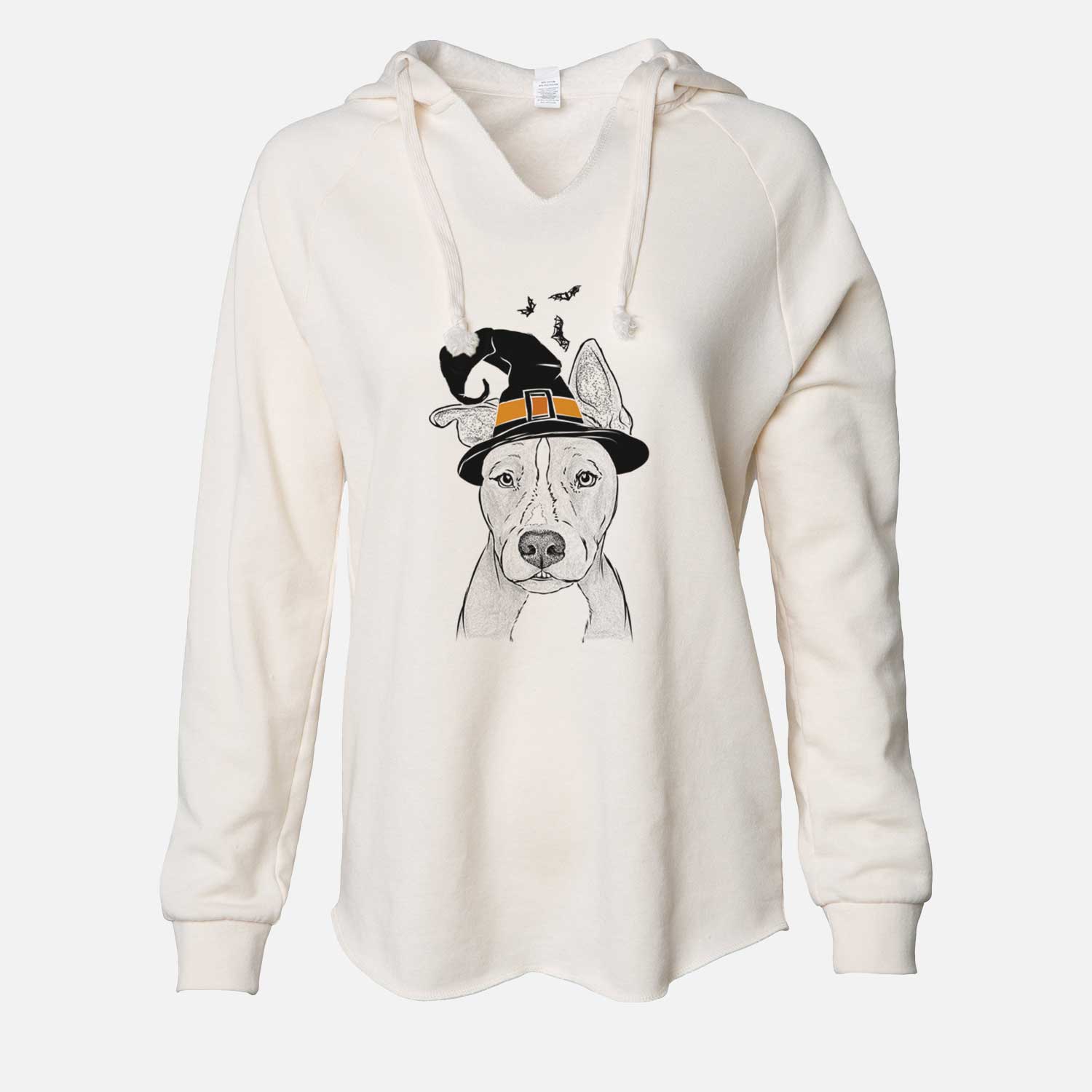 Witch Kisses the Pitbull - Cali Wave Hooded Sweatshirt