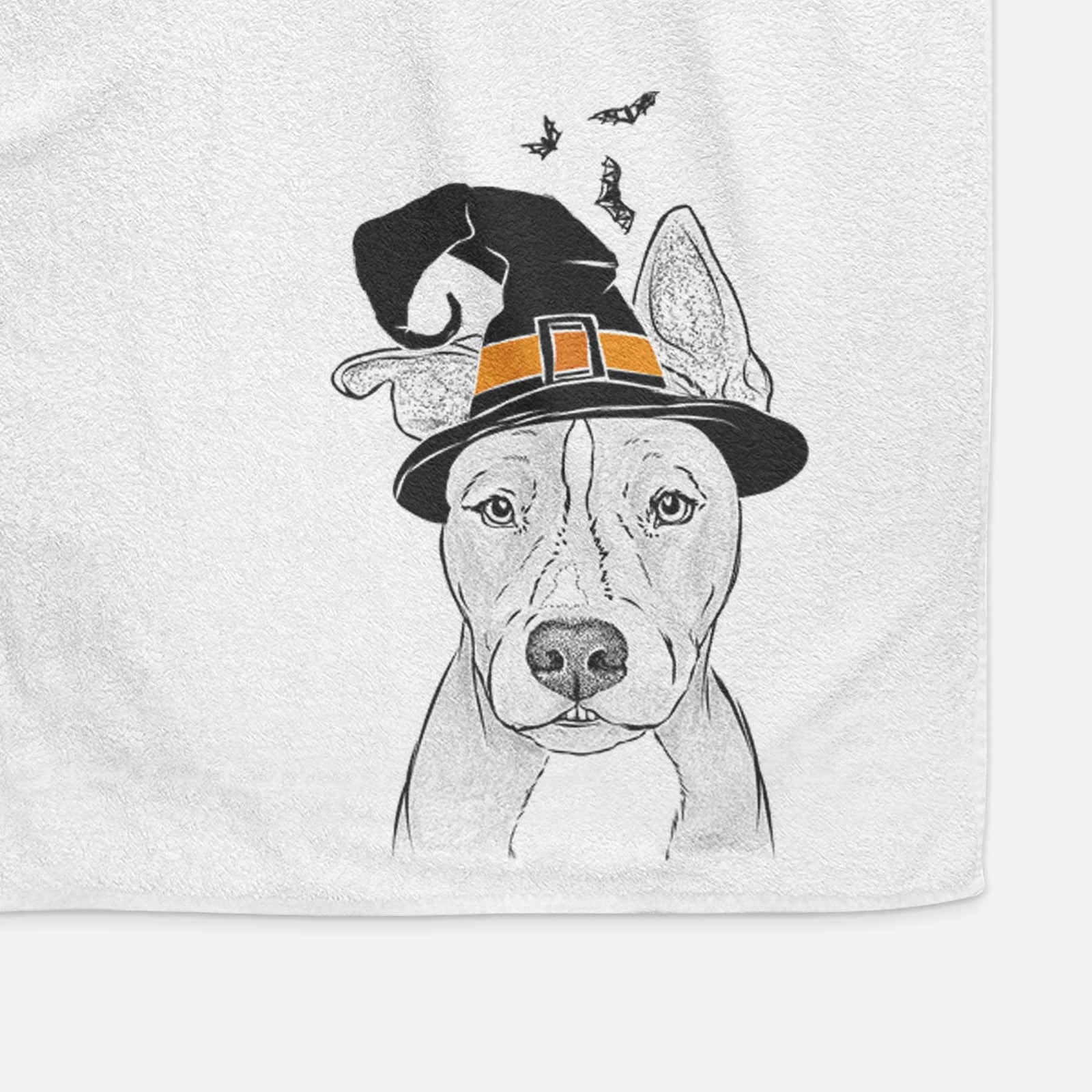 Kisses the Pitbull Decorative Hand Towel