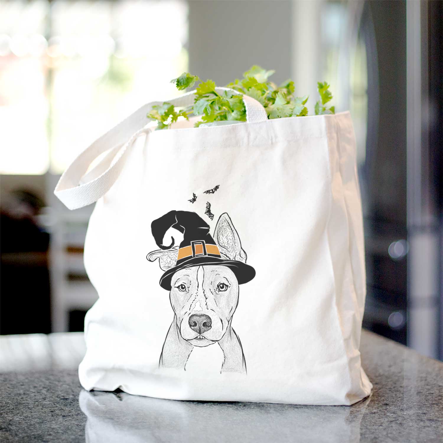 Kisses the Pitbull - Tote Bag