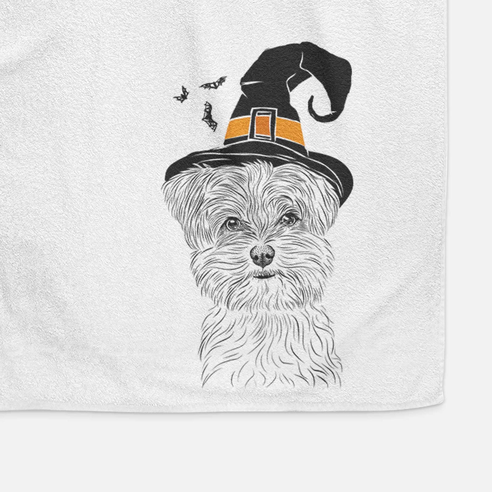 Kiwi the Morkie Decorative Hand Towel