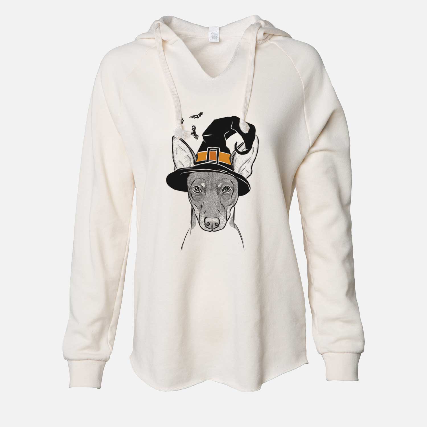 Witch Knox the Rat Terrier - Cali Wave Hooded Sweatshirt