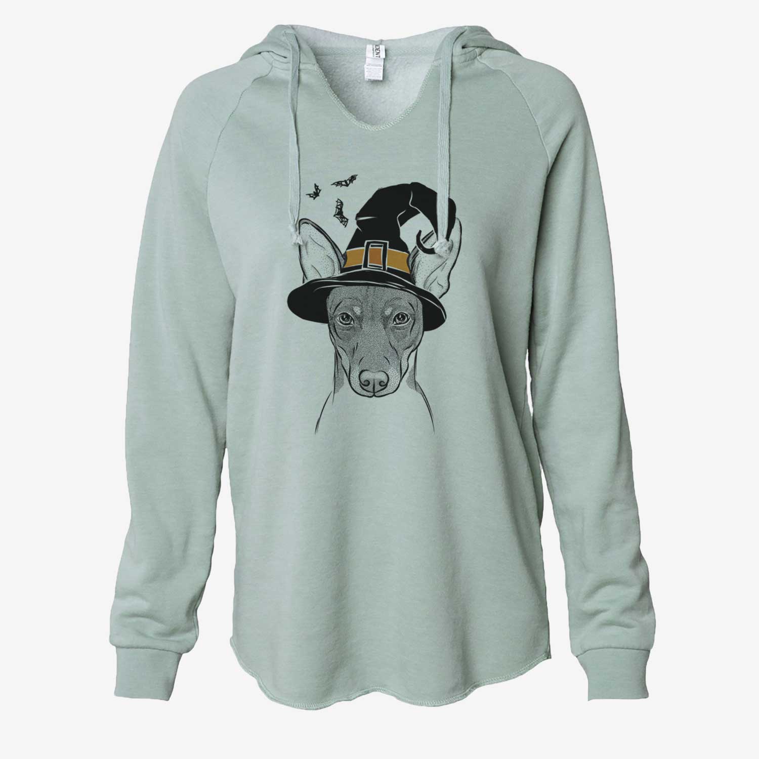 Witch Knox the Rat Terrier - Cali Wave Hooded Sweatshirt