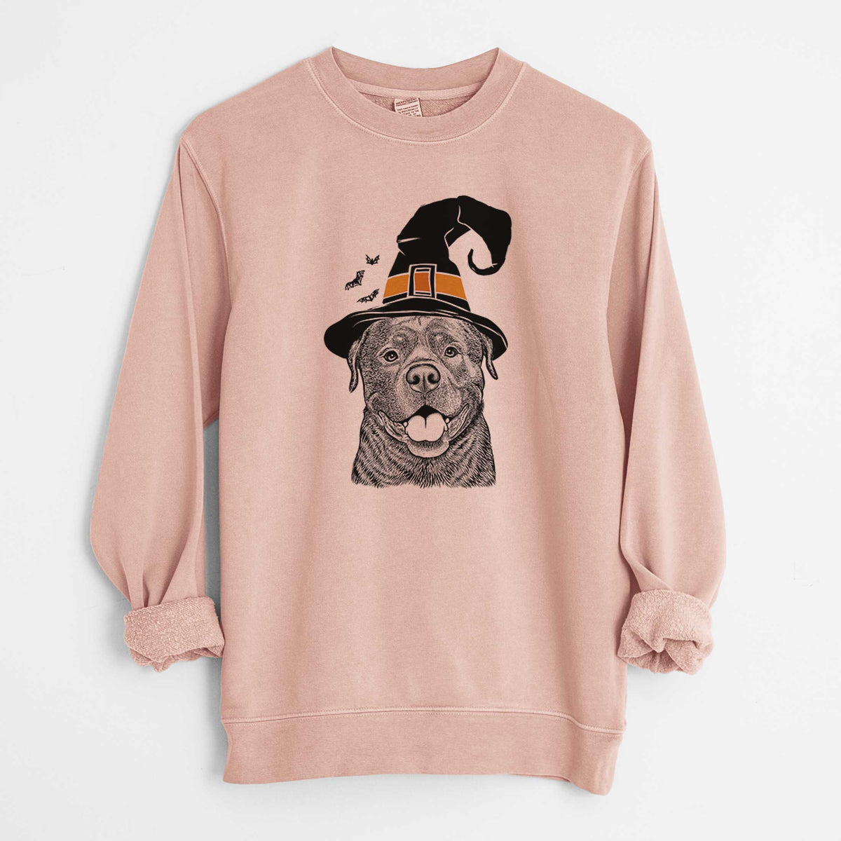 Witch Kojak the Rottweiler - Unisex Pigment Dyed Crew Sweatshirt