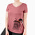 Witch Koko the Shih Tzu - Women's V-neck Shirt