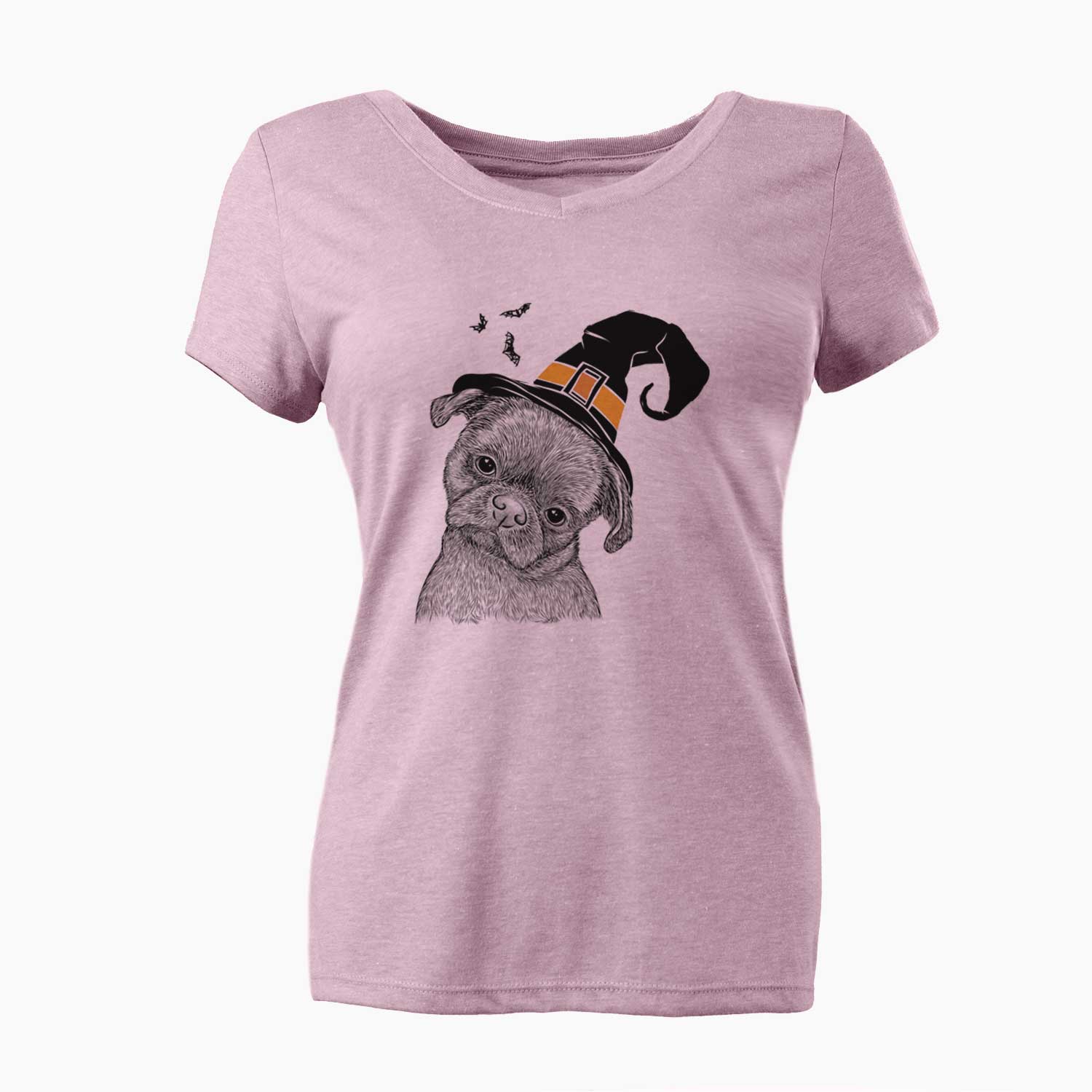 Witch Koko the Shih Tzu - Women's V-neck Shirt