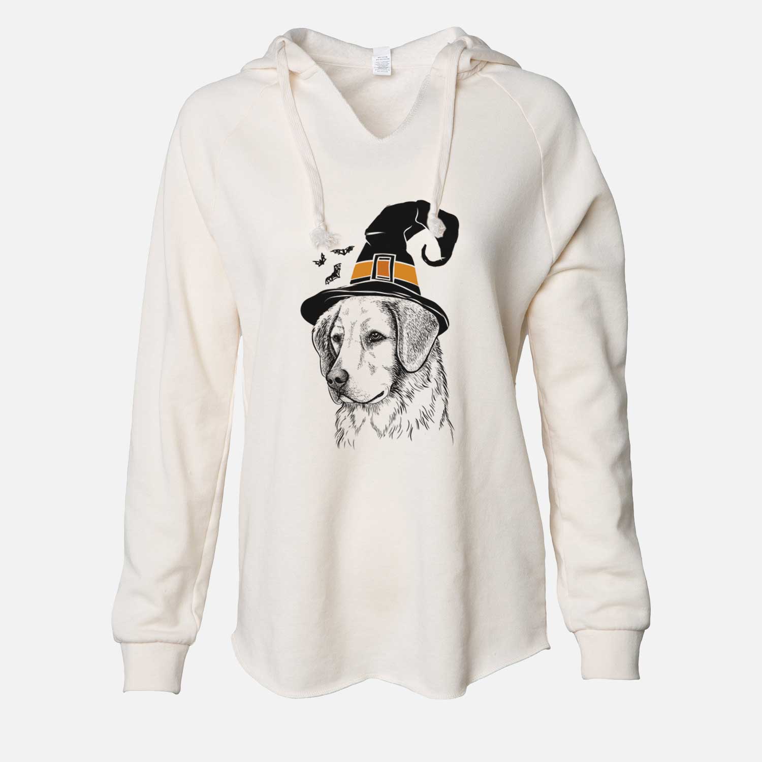 Witch Kula the Golden Retriever - Cali Wave Hooded Sweatshirt