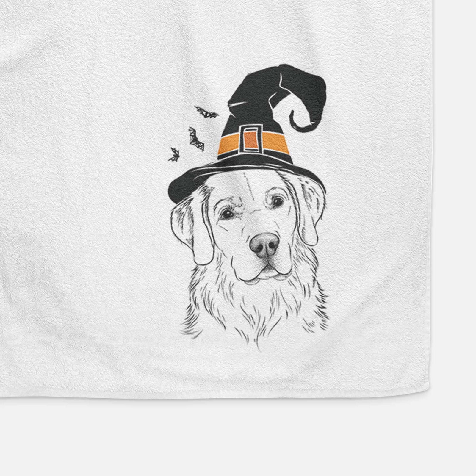 Kula the Golden Retriever Decorative Hand Towel