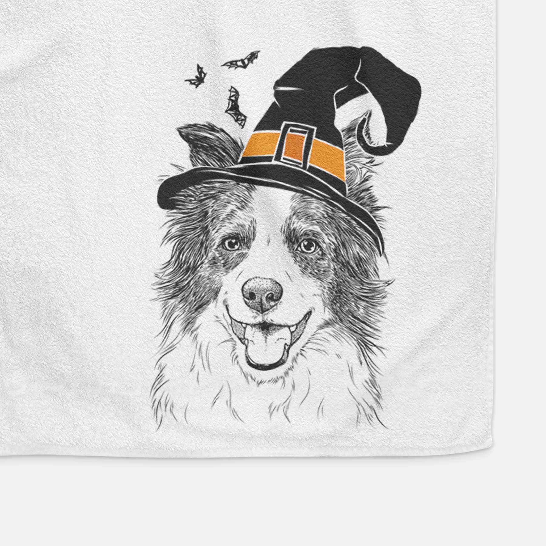 Kylee the Border Collie Decorative Hand Towel