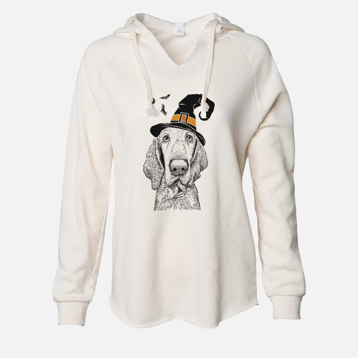 Witch Kylie the Bracco Italiano - Cali Wave Hooded Sweatshirt