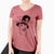 Witch Kyu the Windsprite - Women's V-neck Shirt