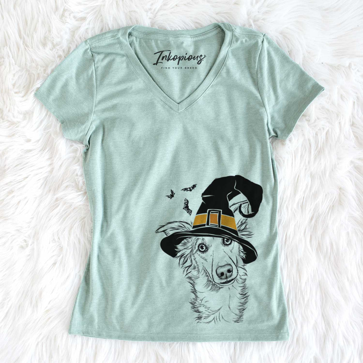 Witch Kyu the Windsprite - Women&#39;s V-neck Shirt