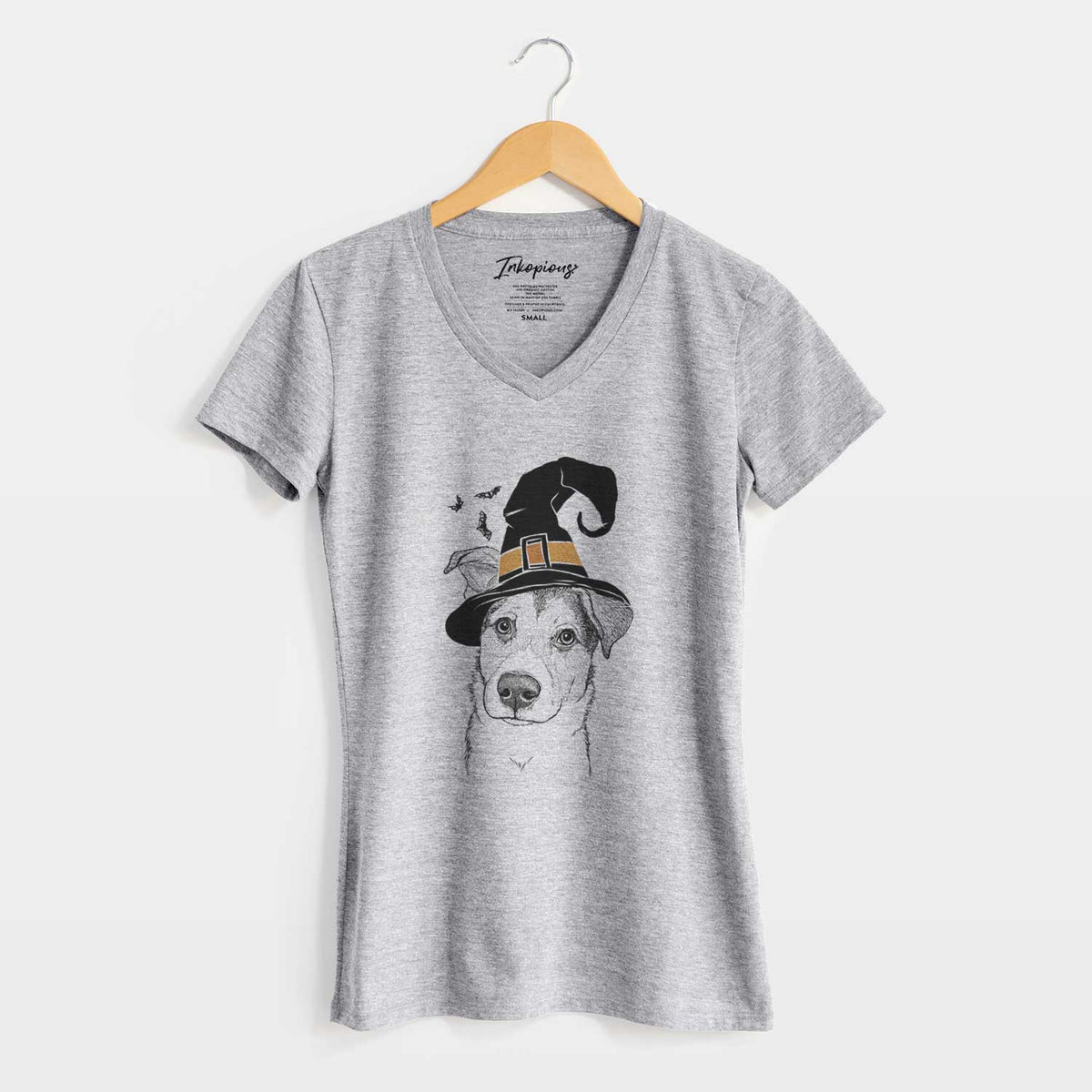 Witch Leia the Mixed Breed - Women's V-neck Shirt
