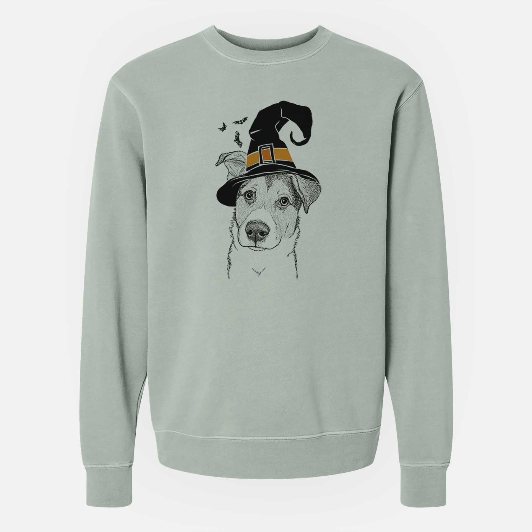 Witch Leia the Mixed Breed - Unisex Pigment Dyed Crew Sweatshirt