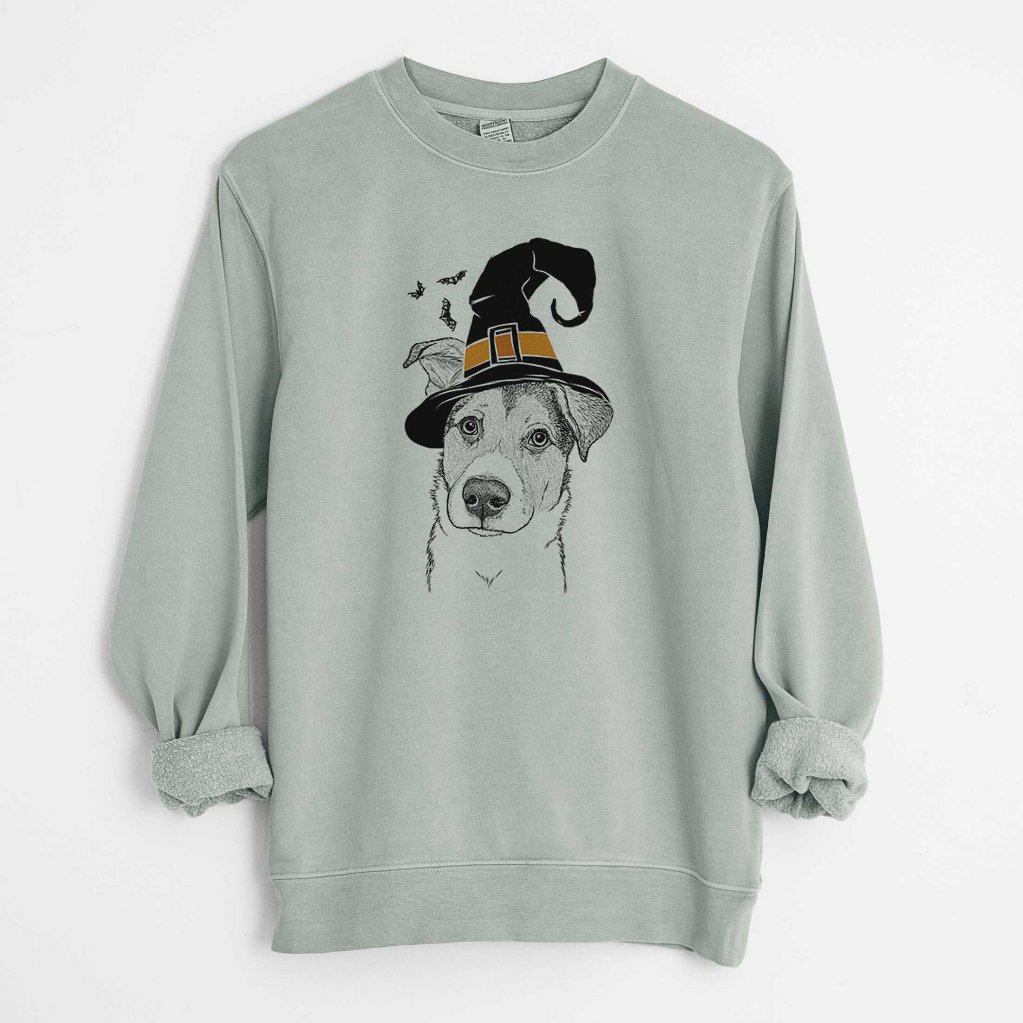 Witch Leia the Mixed Breed - Unisex Pigment Dyed Crew Sweatshirt