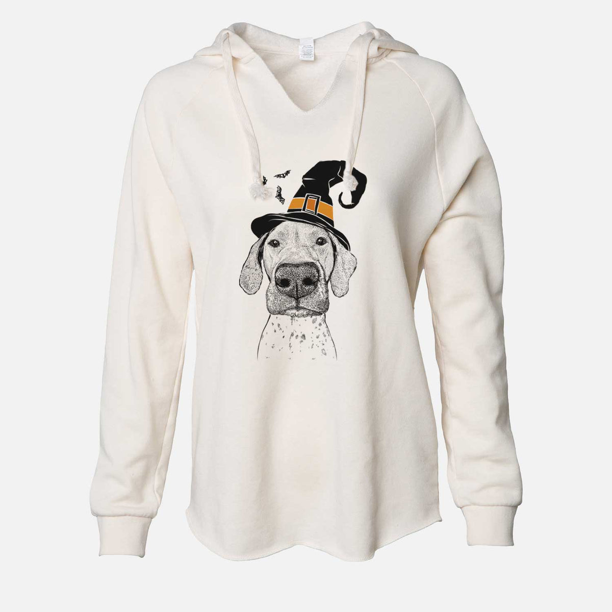 Witch Leroy the German Shorthaired Pointer - Cali Wave Hooded Sweatshirt