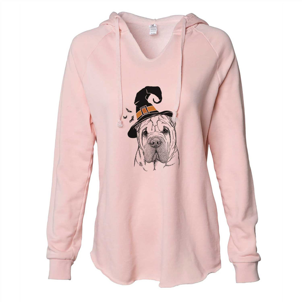 Witch Lilly the Shar Pei - Cali Wave Hooded Sweatshirt