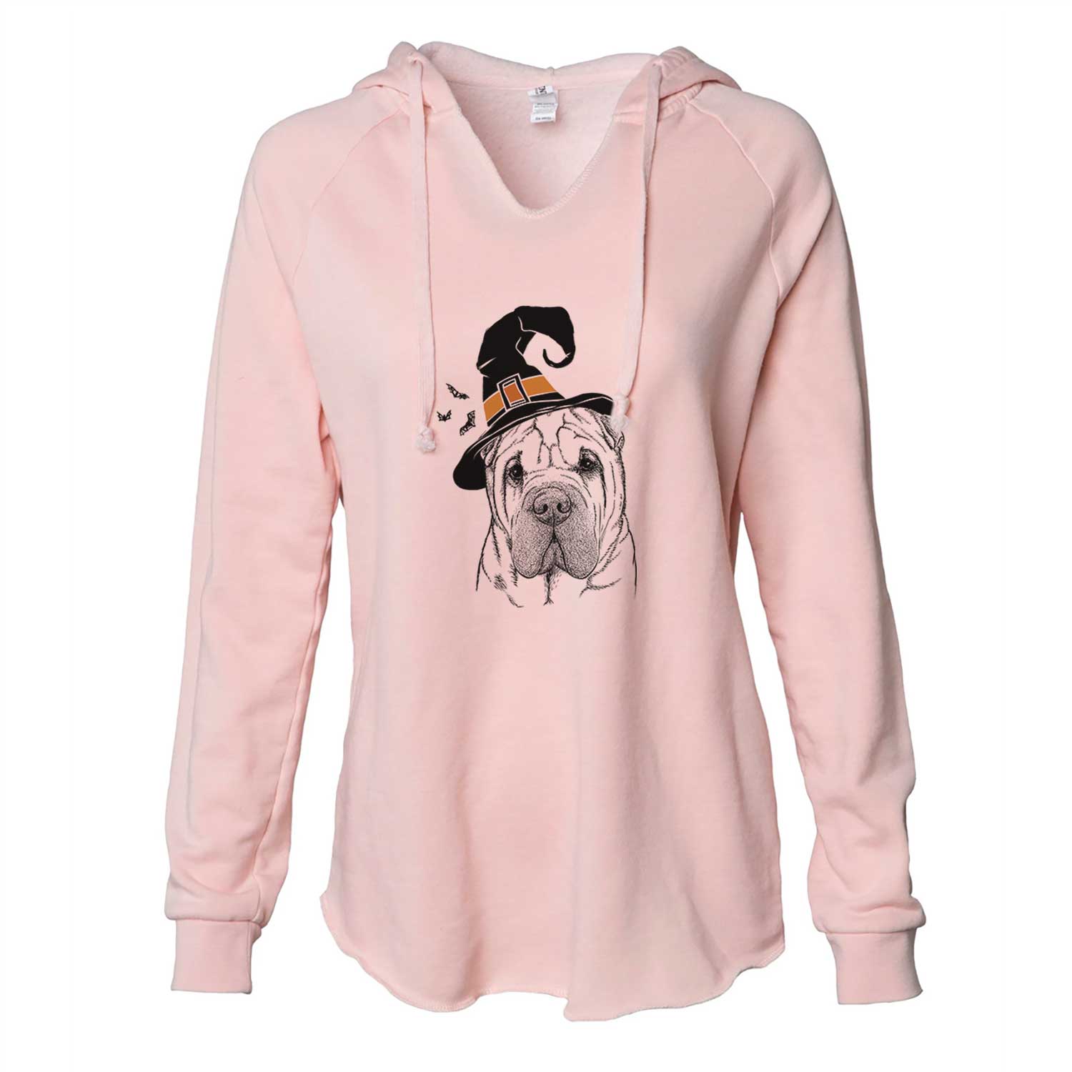 Witch Lilly the Shar Pei - Cali Wave Hooded Sweatshirt