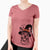 Witch Lily the Australian Cattle Dog - Women's V-neck Shirt