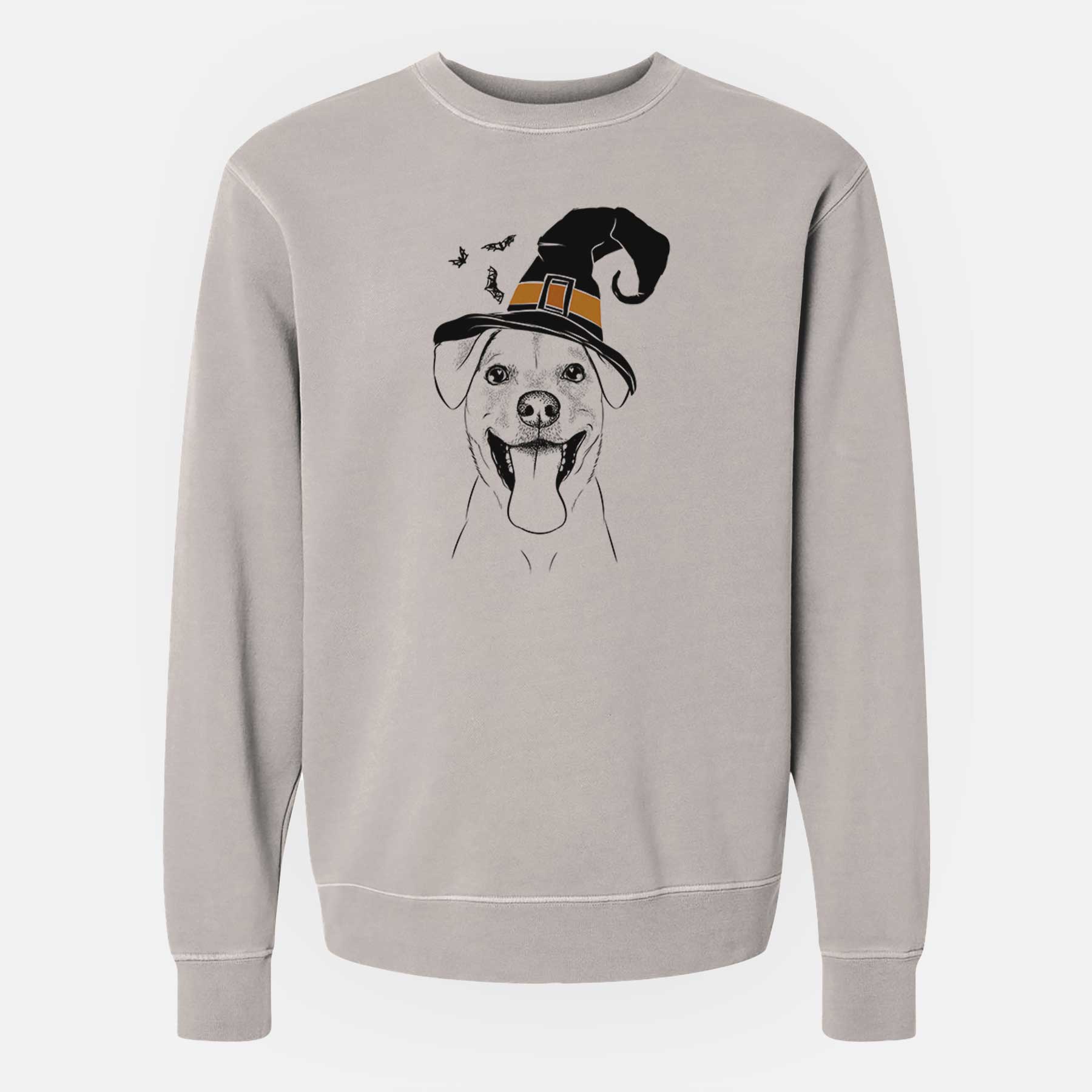 Witch Lily Estelle the Mixed Breed - Unisex Pigment Dyed Crew Sweatshirt