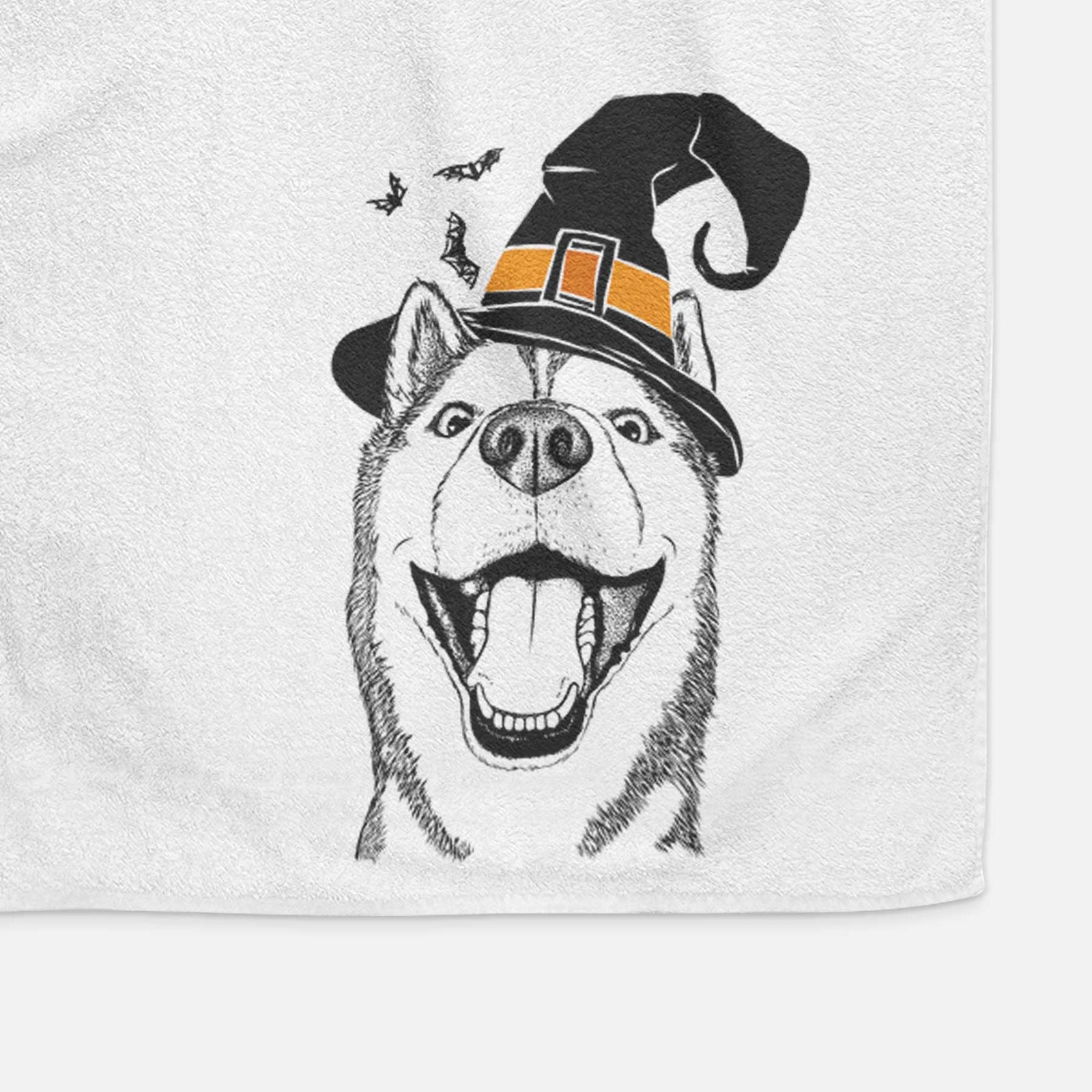 Little Country the Siberian Husky Decorative Hand Towel