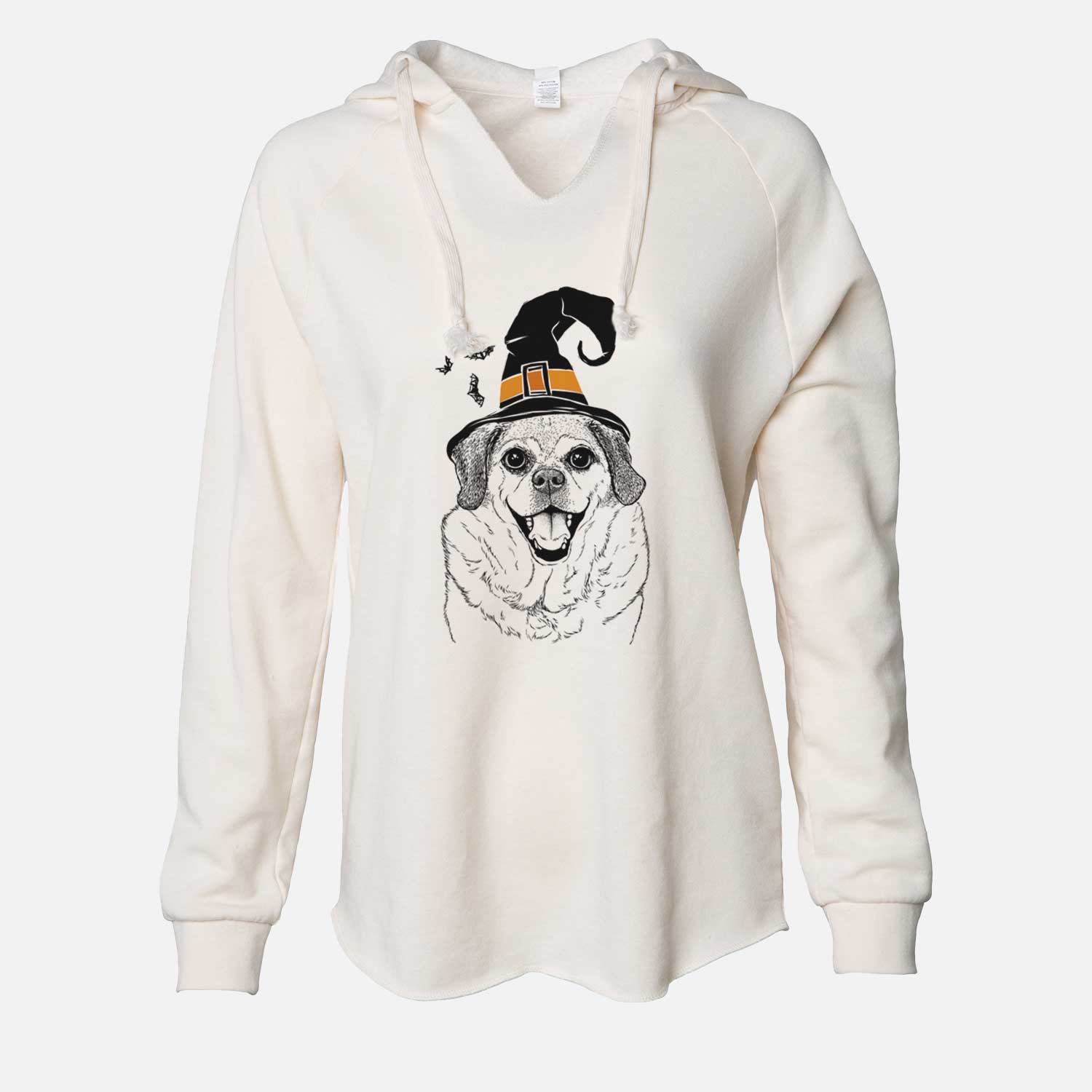 Witch Little Man the Puggle - Cali Wave Hooded Sweatshirt