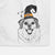 Little Man the Puggle Decorative Hand Towel