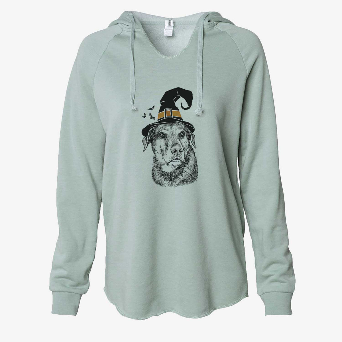 Witch Lobo the Shepherd Mix - Cali Wave Hooded Sweatshirt