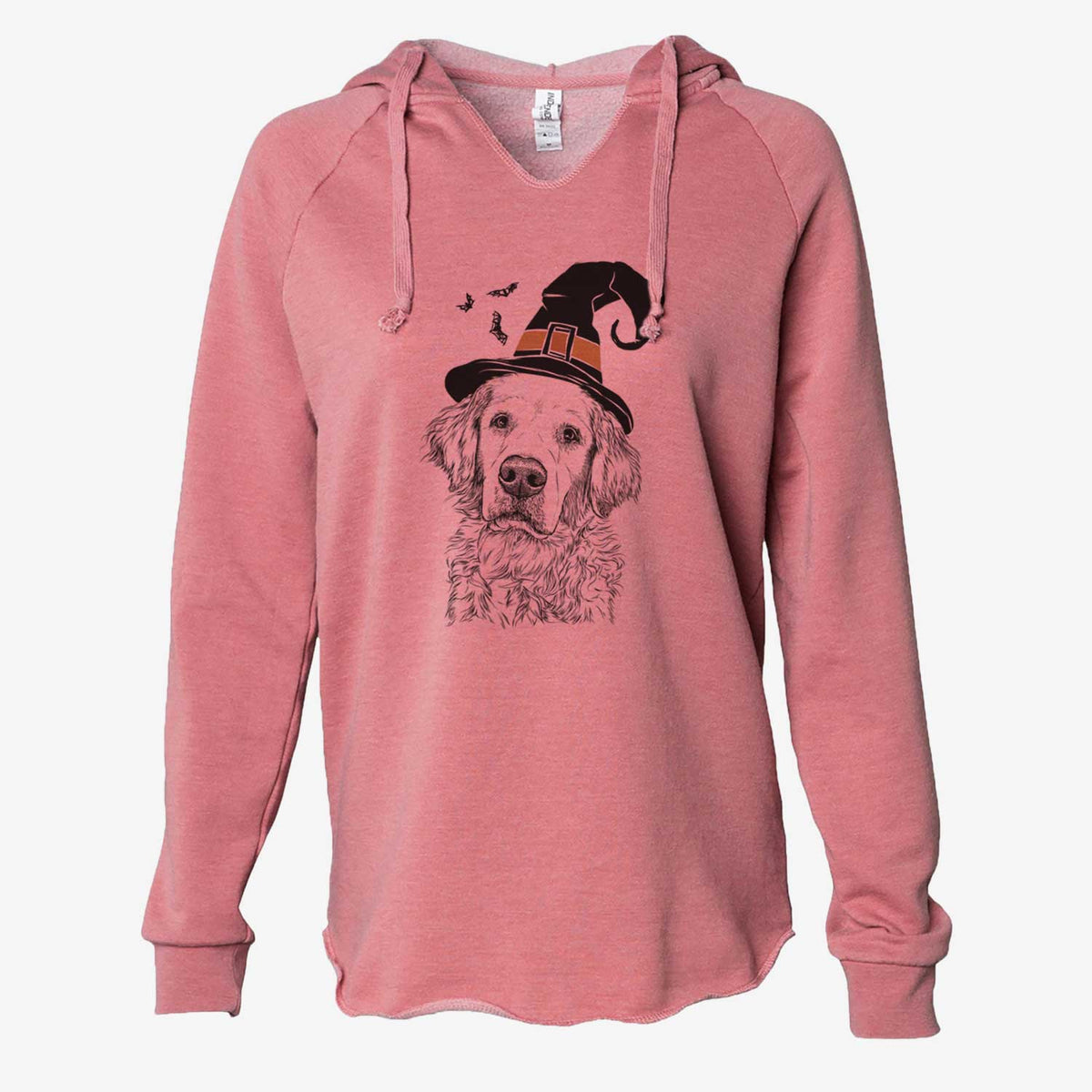 Witch Loganator the Golden Retriever - Cali Wave Hooded Sweatshirt
