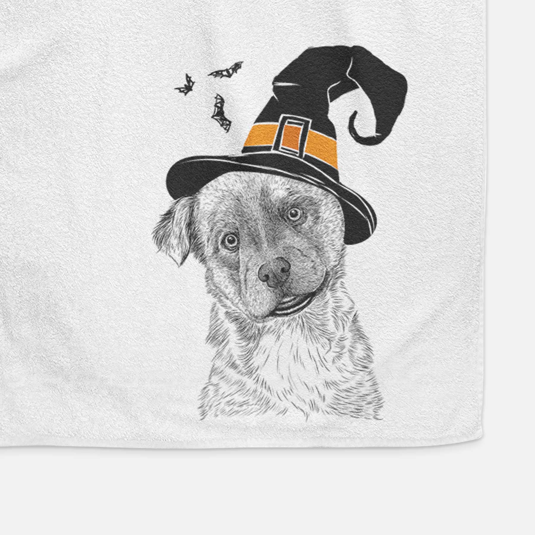 Loki Bear the Australian Cattle Dog Mix Decorative Hand Towel