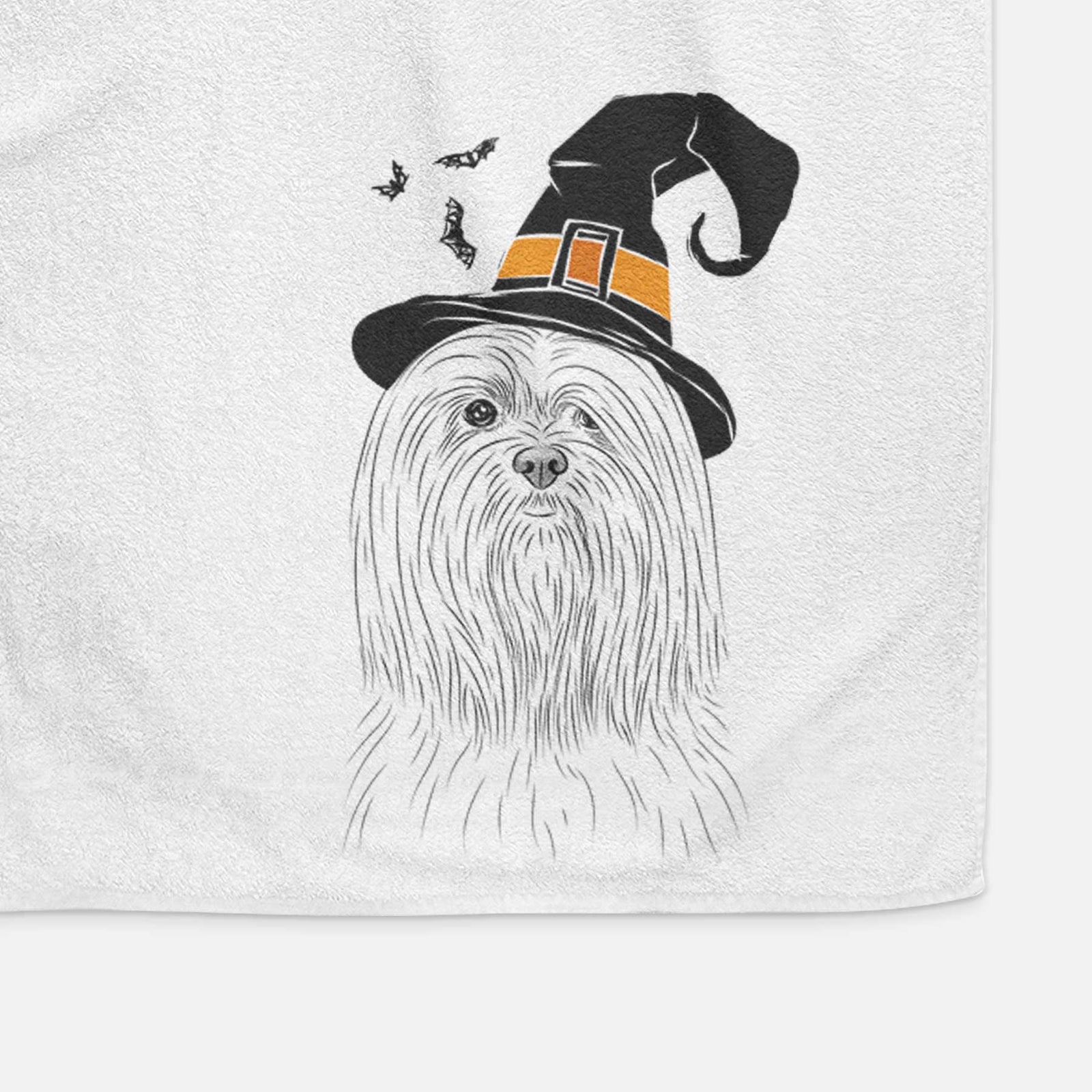 Lorenzo the Lhasa Apso Decorative Hand Towel