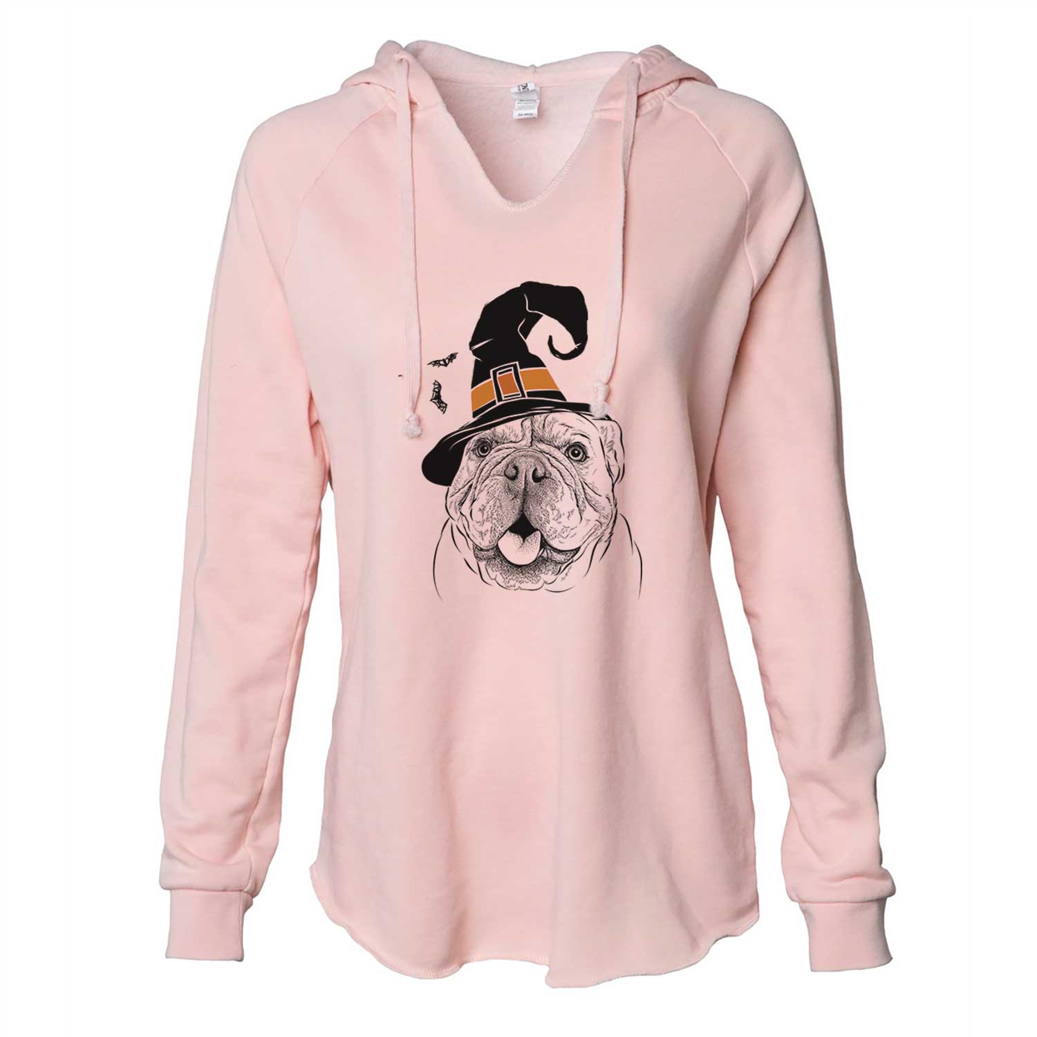 Witch Louie the English Bulldog - Cali Wave Hooded Sweatshirt