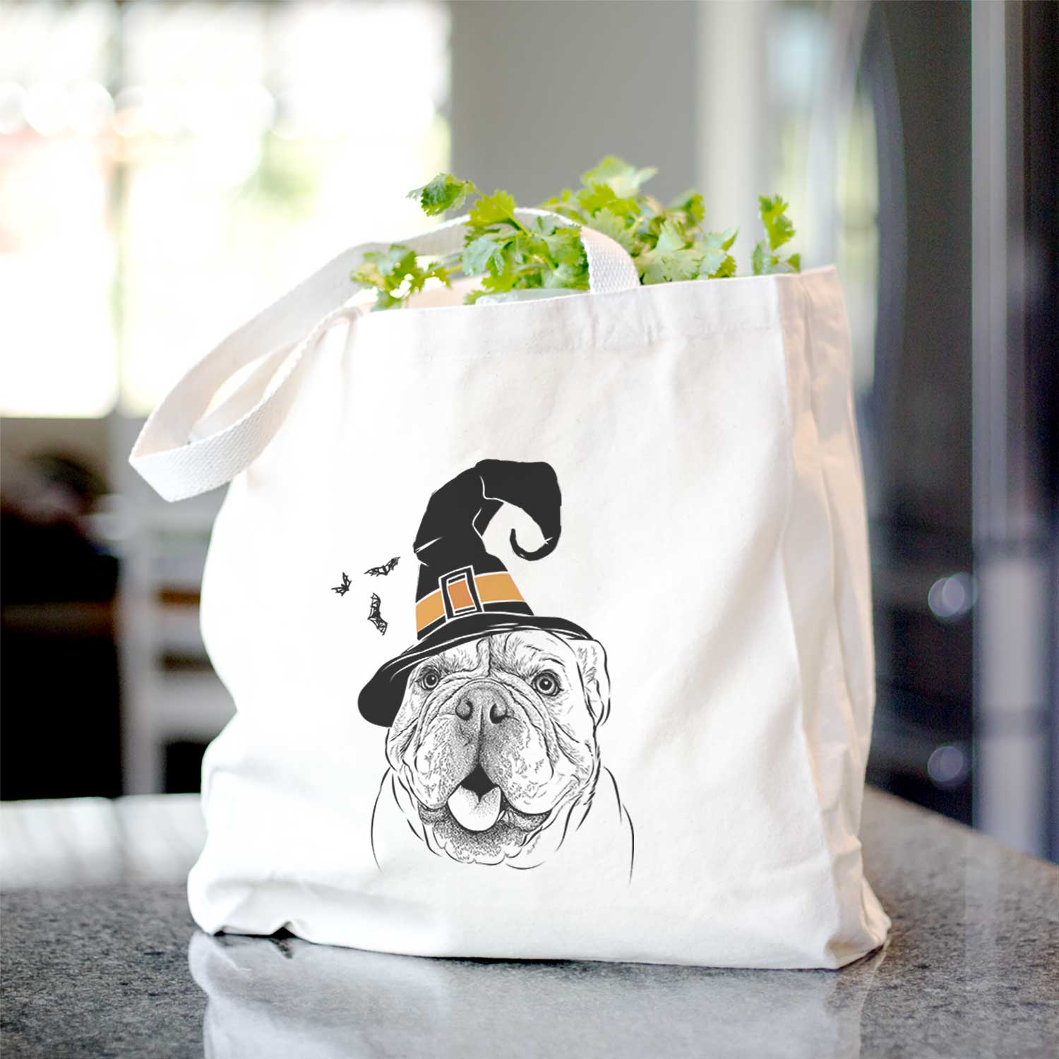 Louie the English Bulldog - Tote Bag