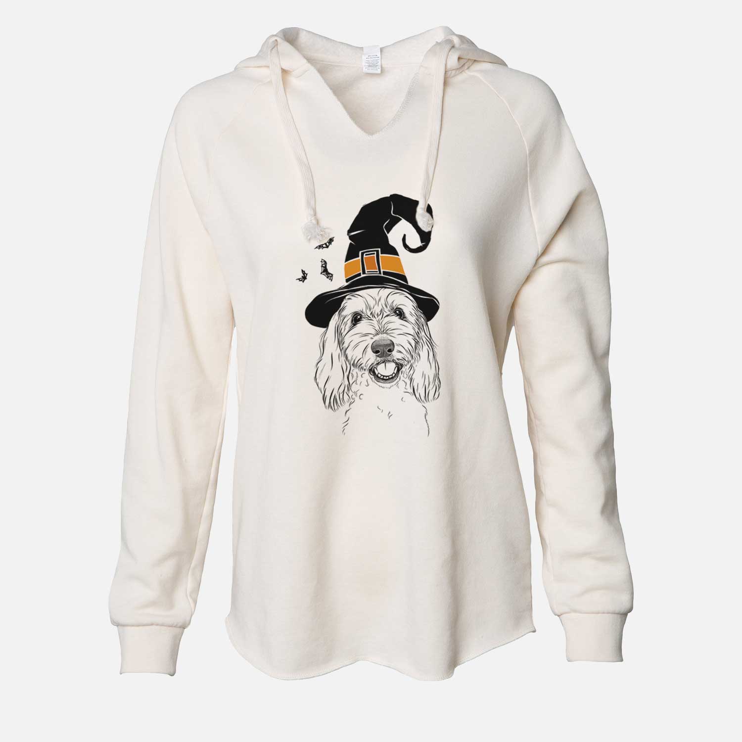 Witch Louie the Coton de Tulear - Cali Wave Hooded Sweatshirt