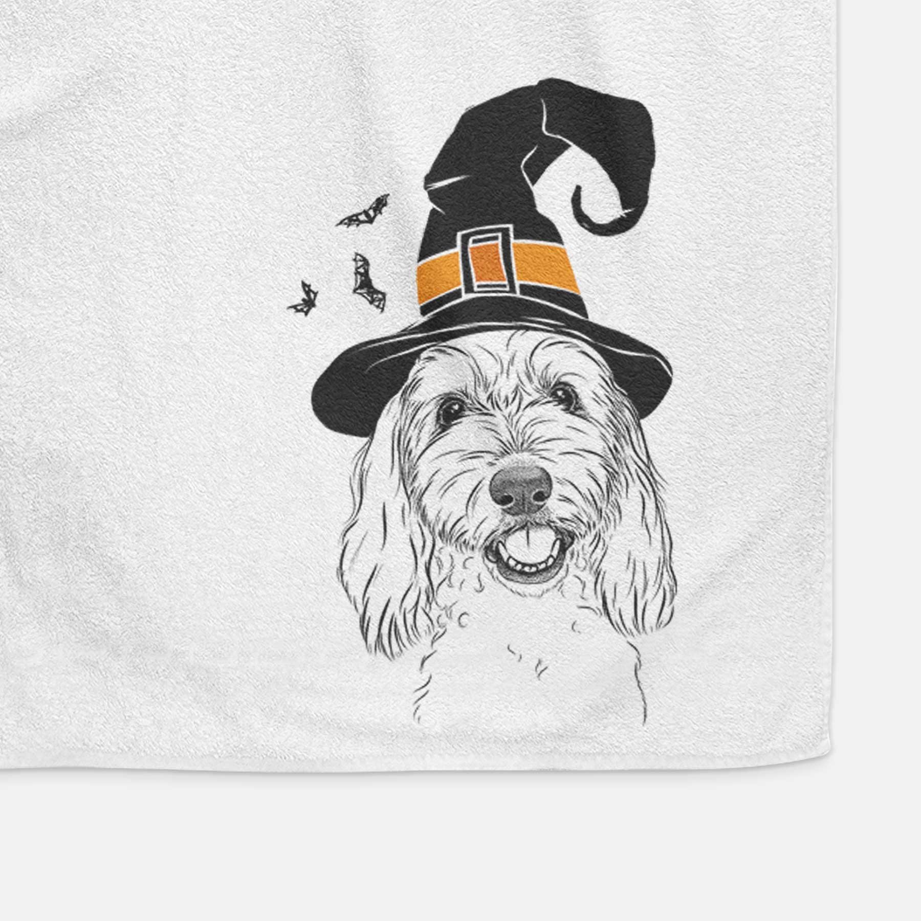 Louie the Coton de Tulear Decorative Hand Towel