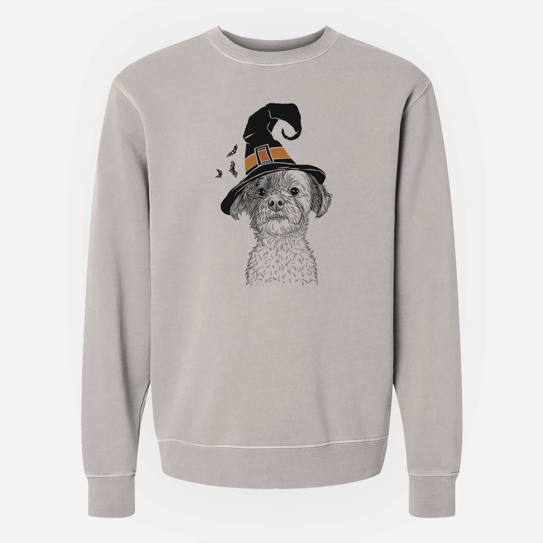 Witch Louise the Havanese - Unisex Pigment Dyed Crew Sweatshirt