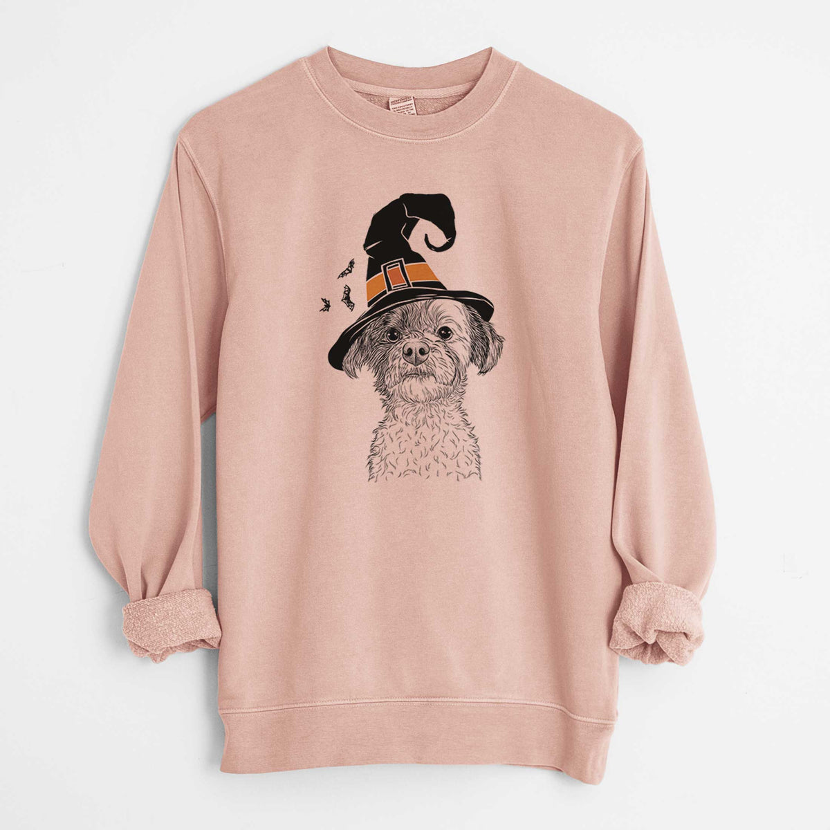 Witch Louise the Havanese - Unisex Pigment Dyed Crew Sweatshirt