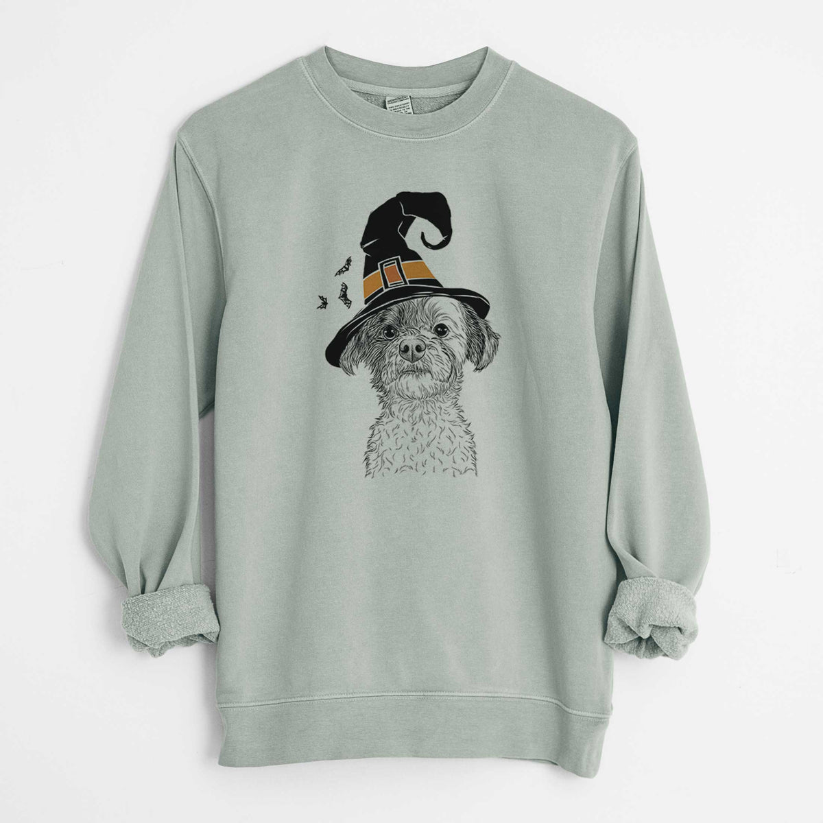 Witch Louise the Havanese - Unisex Pigment Dyed Crew Sweatshirt
