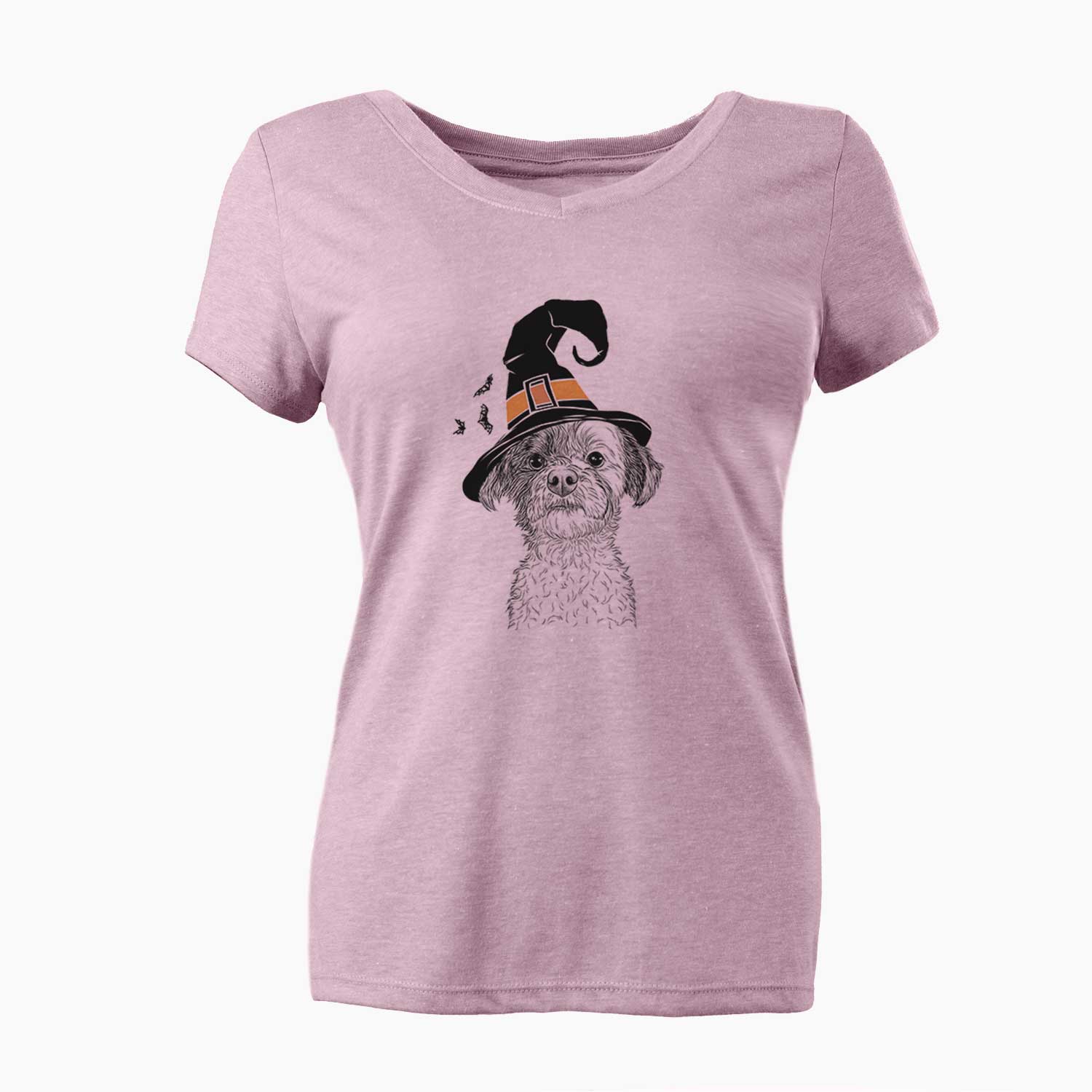 Witch Louise the Havanese - Women's V-neck Shirt