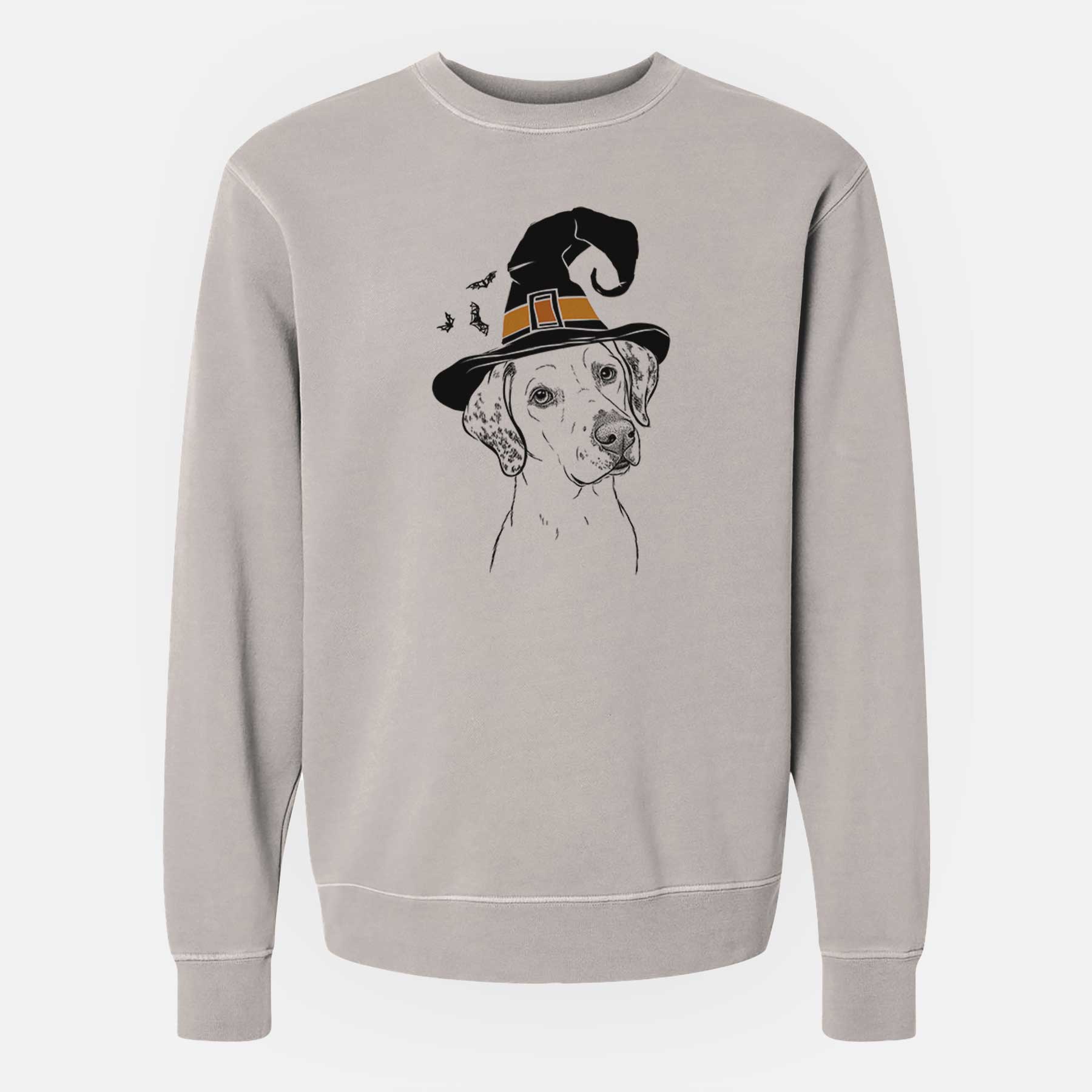 Witch Lucky the Dalmatian - Unisex Pigment Dyed Crew Sweatshirt