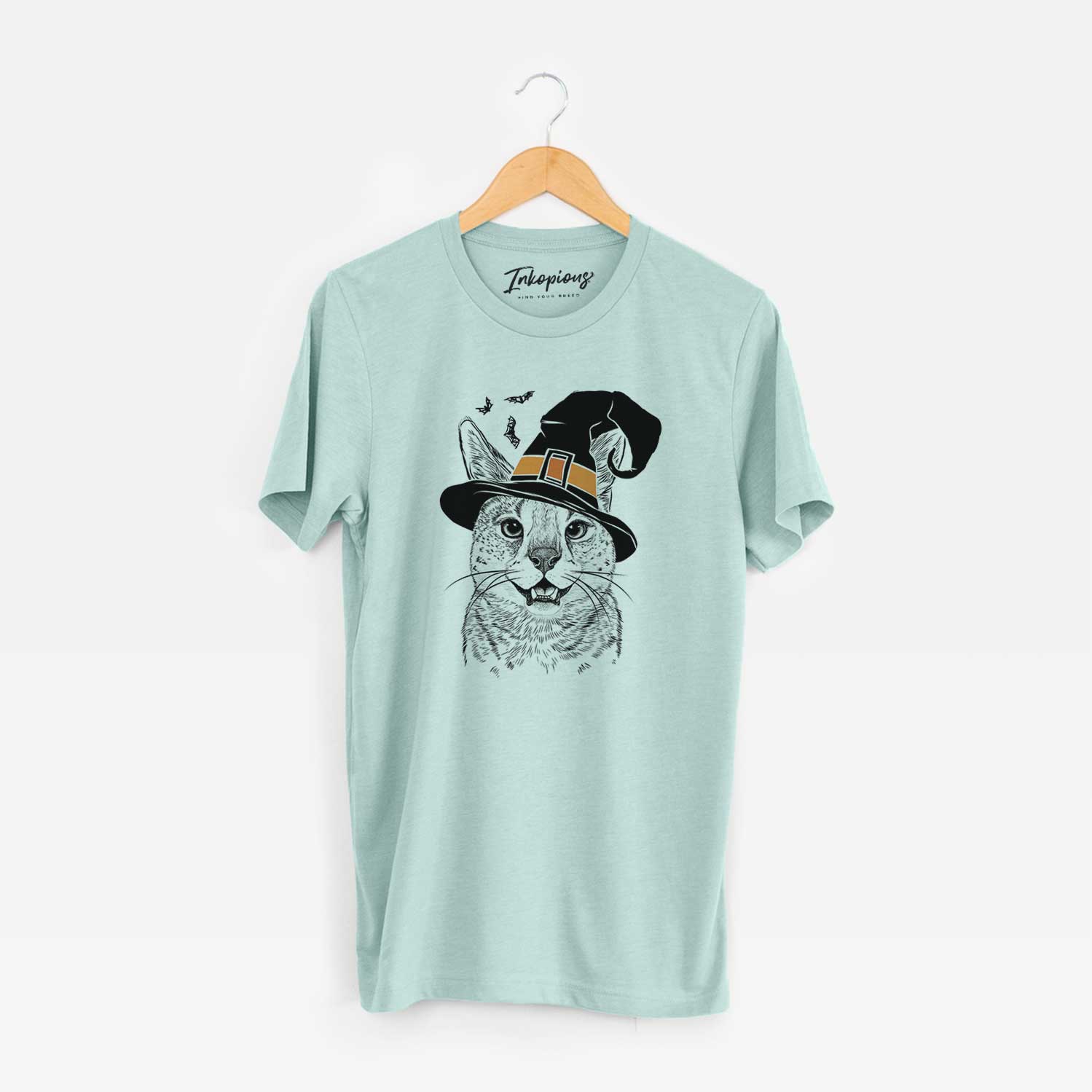 Witch Lucky the Serval Cat - Unisex Crewneck